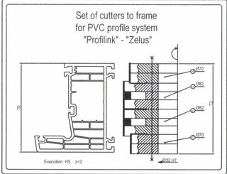 Комплект фрезер за каса за система Zelus 